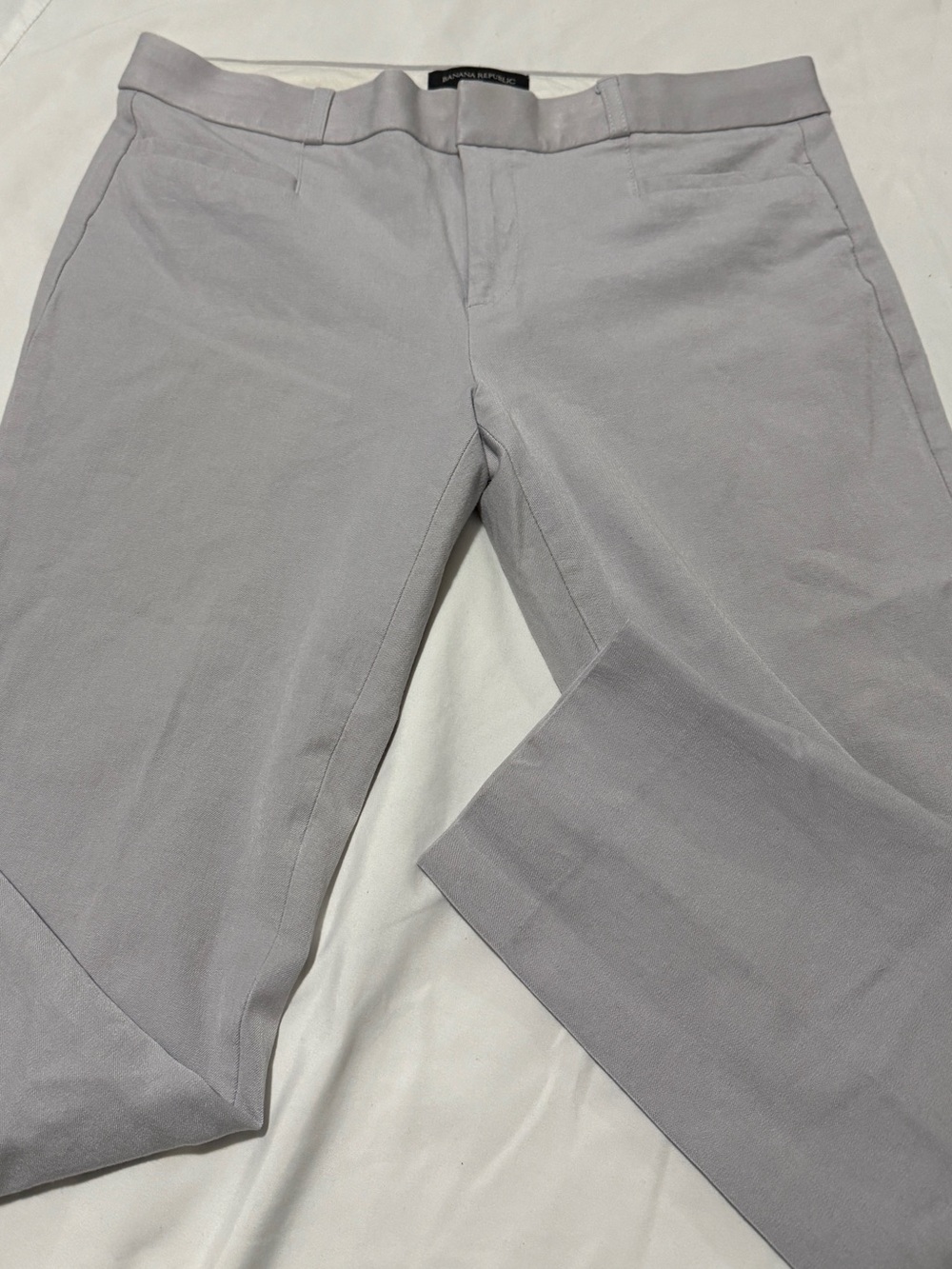 Banana Republic Light Gray Sloan Fit trouser